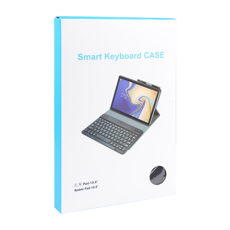 For Xiaomi Redmi Pad SE Ultra-thin Bluetooth Keyboard Leather Case with Touchpad(Black) - Xiaomi Keyboard by PMC TechLife | Online Shopping South Africa | PMC TechLife | Buy Now Pay Later Mobicred