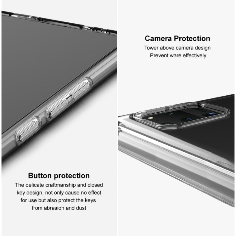 For Google Pixel 8a IMAK UX-5 Series Transparent Shockproof TPU Protective Phone Case(Transparent) - Google Cases by imak | Online Shopping South Africa | PMC TechLife | Buy Now Pay Later Mobicred