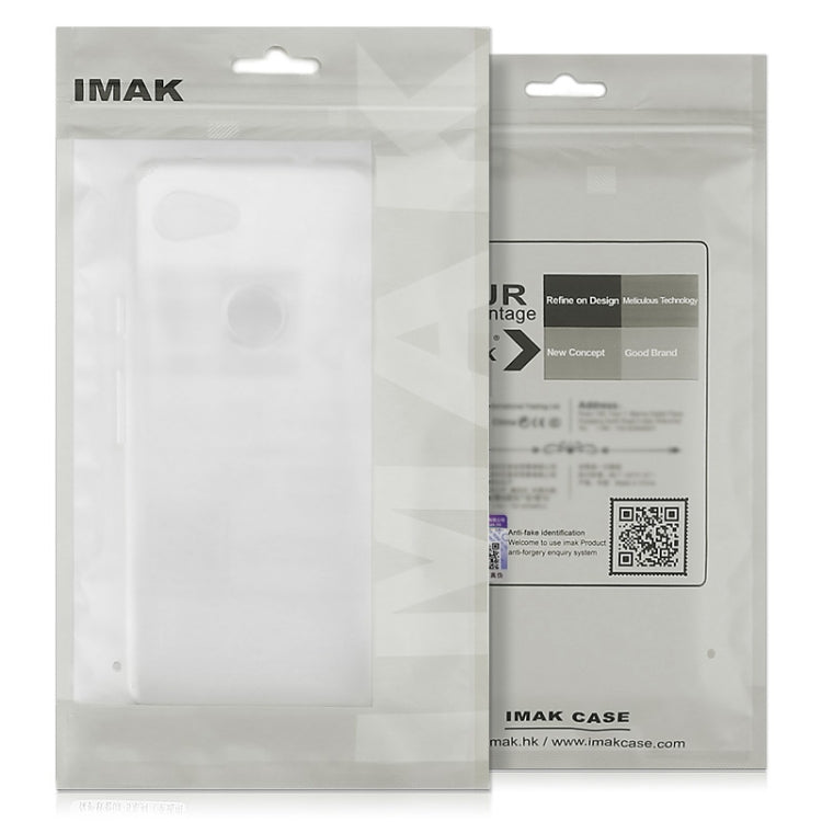 For Google Pixel 8a IMAK UX-5 Series Transparent Shockproof TPU Protective Phone Case(Transparent) - Google Cases by imak | Online Shopping South Africa | PMC TechLife | Buy Now Pay Later Mobicred