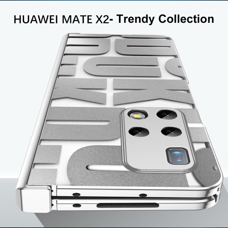 For Huawei Mate X2 Integrated Electroplating Folding Phone Case with Hinge(Rose Gold) - free shipping - PMC TechLife - Order now!