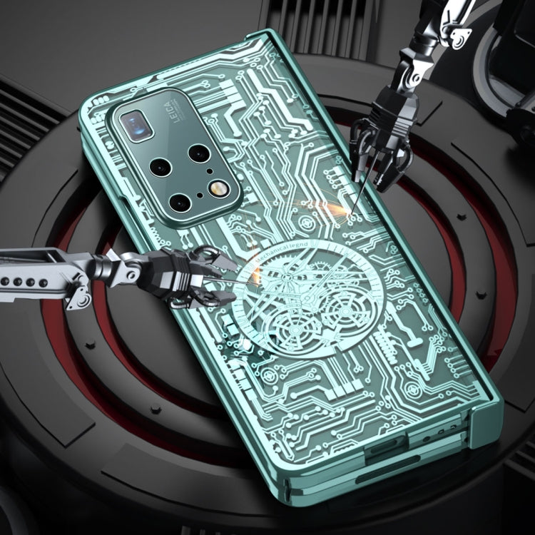 For Huawei Mate X2 Mechanical Legend Integrated Electroplating All-inclusive Phone Case(Silver) - Huawei Cases by PMC TechLife | Online Shopping South Africa | PMC TechLife | Buy Now Pay Later Mobicred