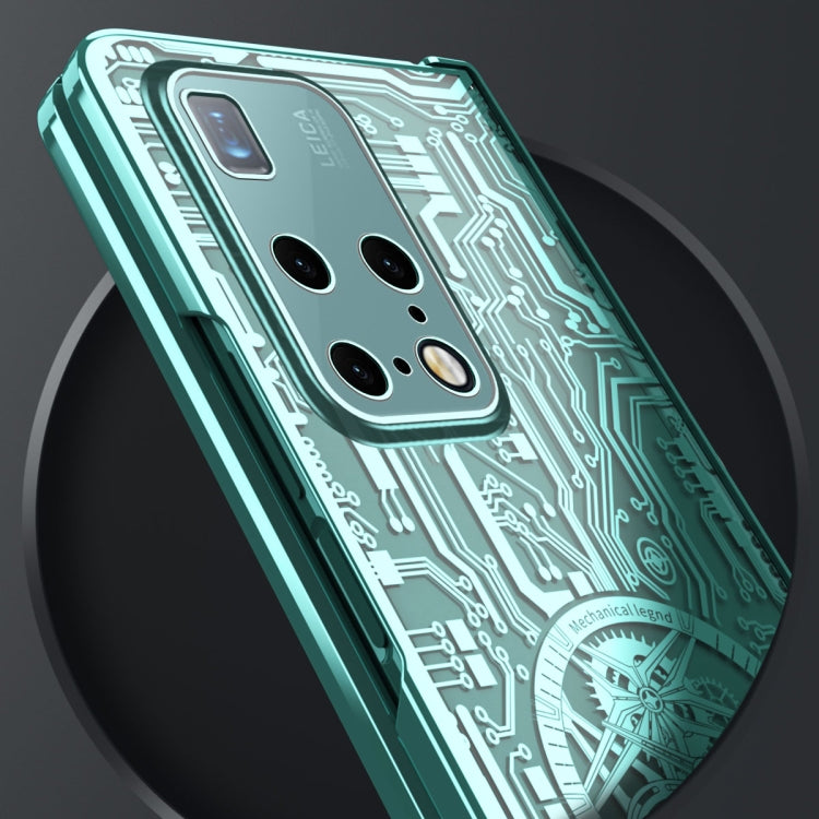 For Huawei Mate X2 Mechanical Legend Integrated Electroplating All-inclusive Phone Case(Black) - Huawei Cases by PMC TechLife | Online Shopping South Africa | PMC TechLife | Buy Now Pay Later Mobicred