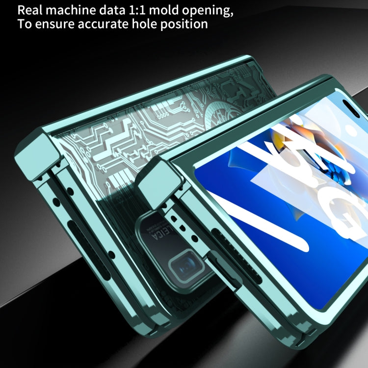 For Huawei Mate X2 Mechanical Legend Integrated Electroplating All-inclusive Phone Case(Black) - Huawei Cases by PMC TechLife | Online Shopping South Africa | PMC TechLife | Buy Now Pay Later Mobicred