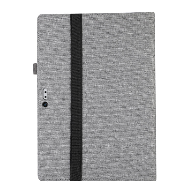 For Microsoft Surface Pro 4/5/6/7 Fabric Leather Tablet Case(Grey) - Others by PMC TechLife | Online Shopping South Africa | PMC TechLife | Buy Now Pay Later Mobicred