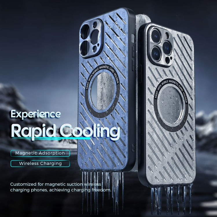 For iPhone 13 R-JUST RJ57 CD Pattern MagSafe Cooling Phone Case(Silver) - iPhone 13 Cases by R-JUST | Online Shopping South Africa | PMC TechLife