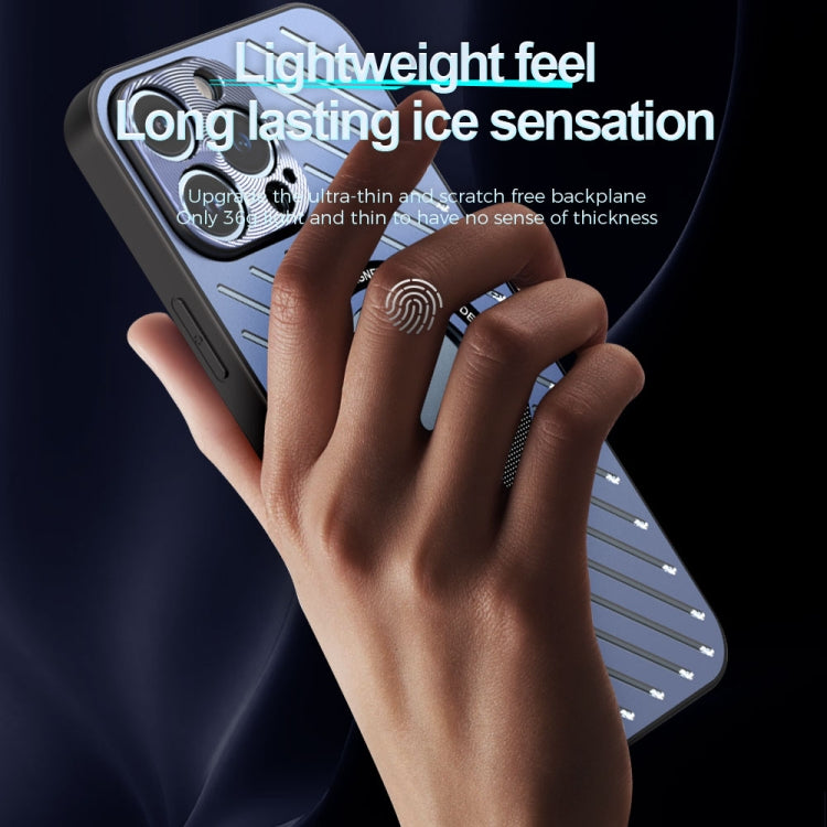 For iPhone 13 R-JUST RJ57 CD Pattern MagSafe Cooling Phone Case(Silver) - iPhone 13 Cases by R-JUST | Online Shopping South Africa | PMC TechLife