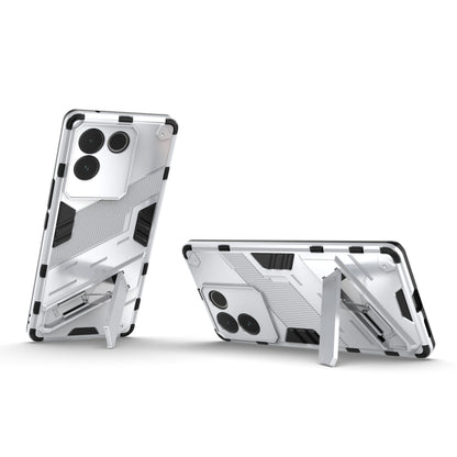 For vivo S17e Punk Armor 2 in 1 PC + TPU Phone Case with Holder(White) - vivo Cases by PMC Jewellery | Online Shopping South Africa | PMC Jewellery