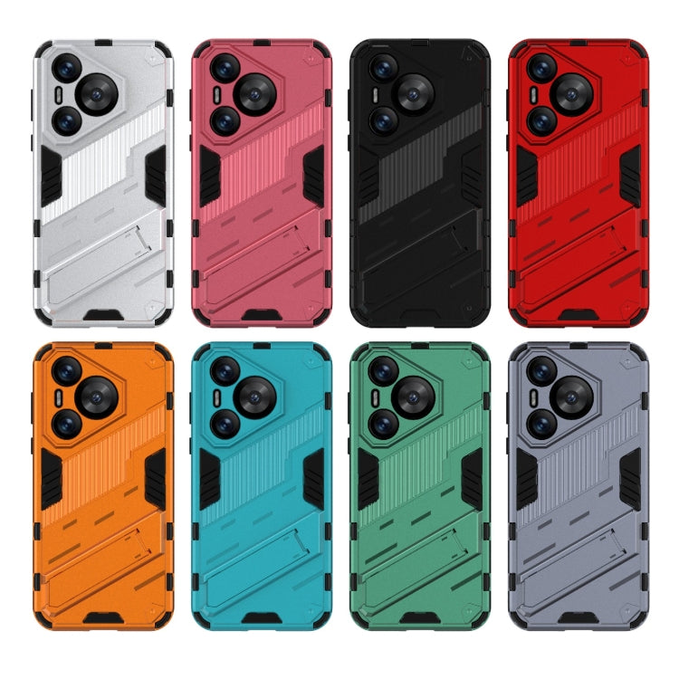 For Huawei Pura 70 Punk Armor 2 in 1 PC + TPU Phone Case with Holder(Red) - Huawei Cases by PMC TechLife | Online Shopping South Africa | PMC TechLife | Buy Now Pay Later Mobicred