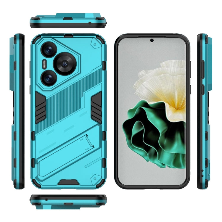 For Huawei Pura 70 Punk Armor 2 in 1 PC + TPU Phone Case with Holder(Blue) - Huawei Cases by PMC TechLife | Online Shopping South Africa | PMC TechLife | Buy Now Pay Later Mobicred