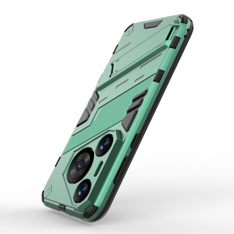 For Huawei Pura 70 Pro / 70 Pro+ Punk Armor 2 in 1 PC + TPU Phone Case with Holder(Green) - Huawei Cases by PMC Jewellery | Online Shopping South Africa | PMC Jewellery | Buy Now Pay Later Mobicred