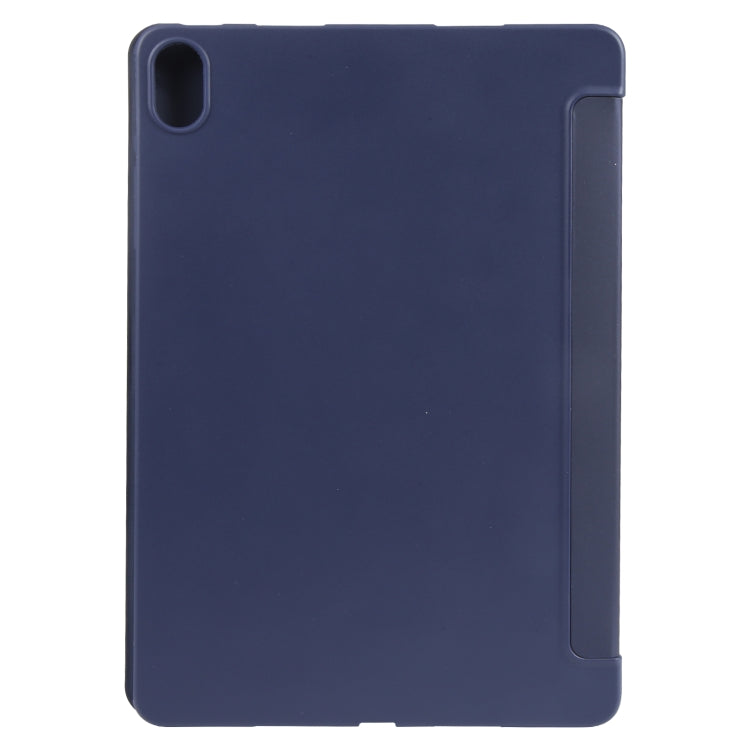 For Huawei MatePad Air 11.5 GEBEI 3-folding Holder Shockproof Flip Leather Tablet Case(Dark Blue) - free shipping - PMc TechLife - Order now!