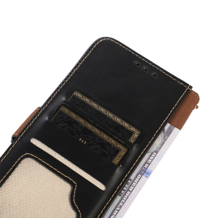 For iPhone 16 Pro Max Crazy Horse Top Layer Cowhide Leather Phone Case(Black) - iPhone 16 Pro Max Cases by PMC TechLife | Online Shopping South Africa | PMC TechLife | Buy Now Pay Later Mobicred