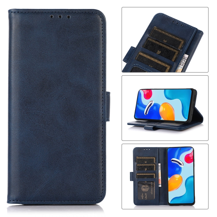 For iPhone 16 Pro Cow Texture Leather Phone Case(Blue) - iPhone 16 Pro Cases by PMC TechLife | Online Shopping South Africa | PMC TechLife | Buy Now Pay Later Mobicred