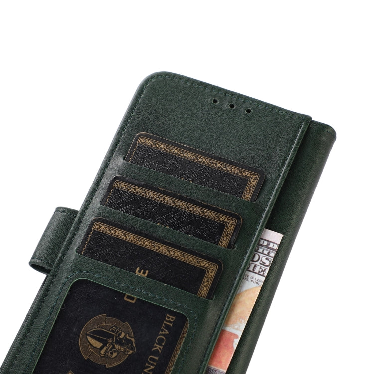 For iPhone 16 Pro Cow Texture Leather Phone Case(Green) - iPhone 16 Pro Cases by PMC TechLife | Online Shopping South Africa | PMC TechLife | Buy Now Pay Later Mobicred