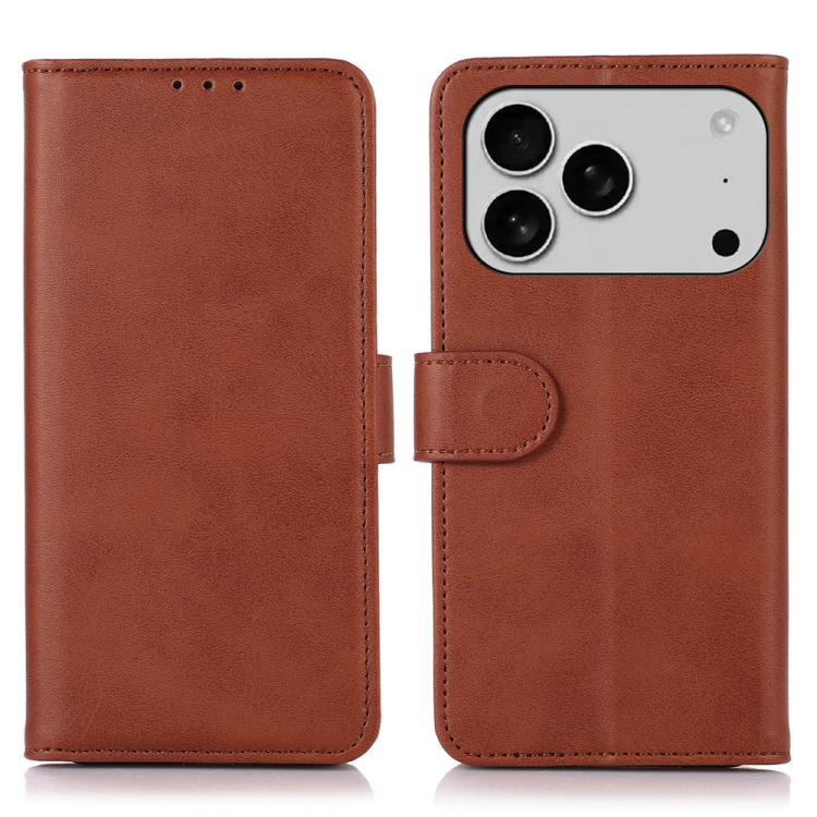 For iPhone 17 Pro Cow Texture Leather Phone Case(Brown) - free shipping - PMc TechLife - Order now!