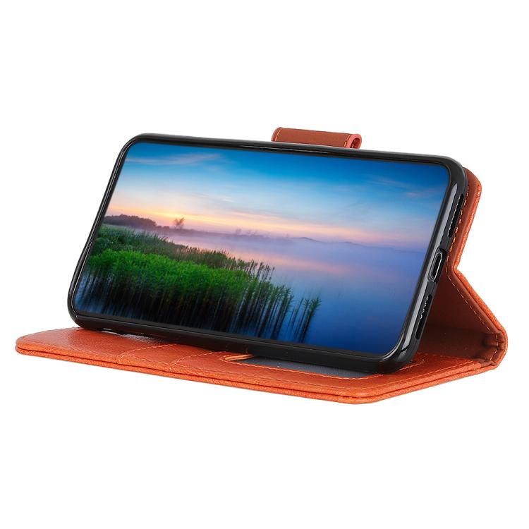 For iPhone 17 Pro Nappa Texture Leather Case(Orange) - free shipping - PMc TechLife - Order now!