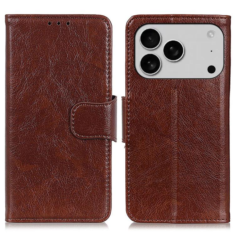 For iPhone 17 Pro Max Nappa Texture Leather Case(Brown) - free shipping - PMc TechLife - Order now!