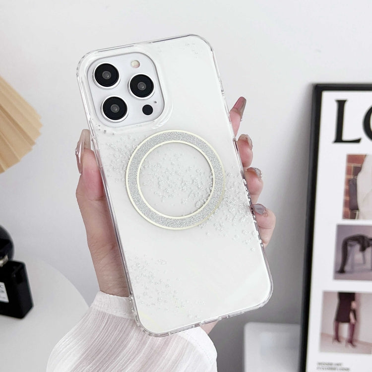 For iPhone 13 Pro Max Dual-side IMD Marble Magsafe Phone Case(White) - iPhone 13 Pro Max Cases by PMC Jewellery | Online Shopping South Africa | PMC Jewellery