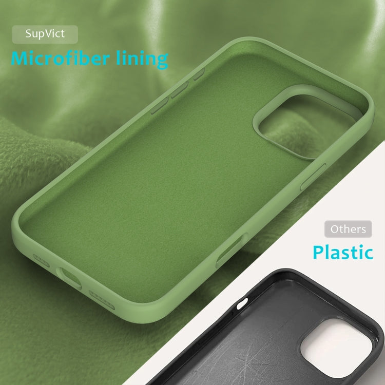 For iPhone 16 Pro Max Solid Color Silicone Phone Case(Mint Green) - More iPhone Cases by PMC TechLife | Online Shopping South Africa | PMC TechLife | Buy Now Pay Later Mobicred