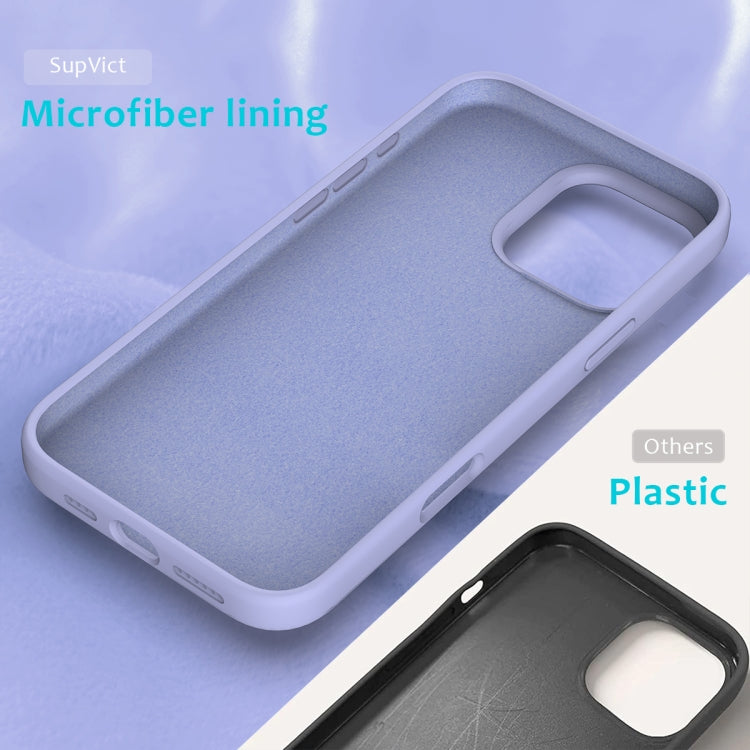 For iPhone 16 Pro Solid Color Silicone Phone Case(Purple) - More iPhone Cases by PMC TechLife | Online Shopping South Africa | PMC TechLife | Buy Now Pay Later Mobicred