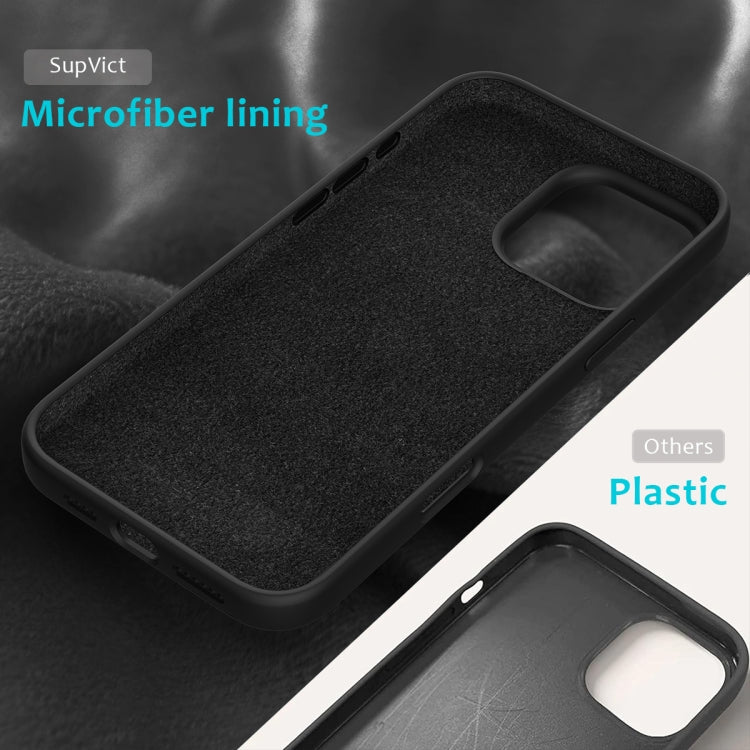 For iPhone 16 Pro Solid Color Silicone Phone Case(Black) - More iPhone Cases by PMC TechLife | Online Shopping South Africa | PMC TechLife | Buy Now Pay Later Mobicred