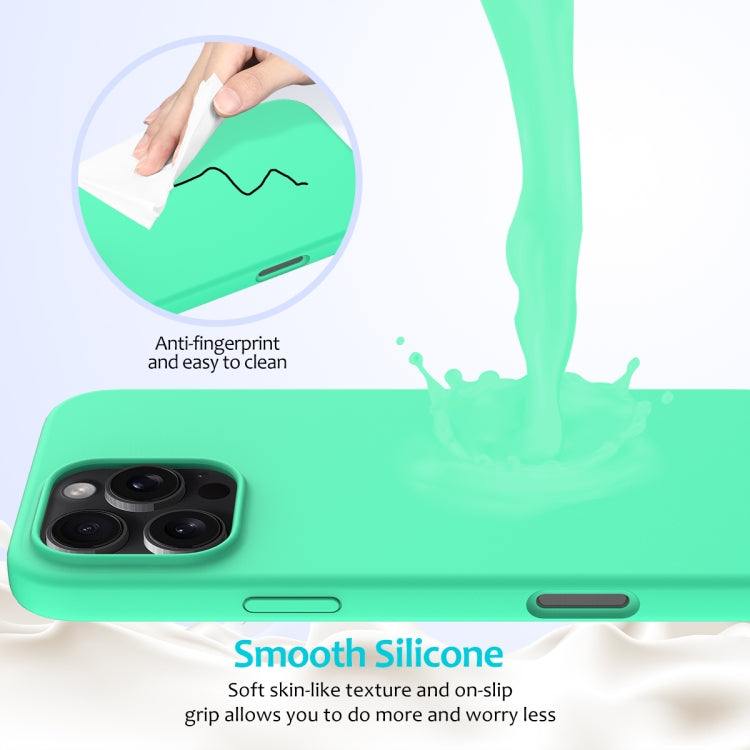 For iPhone 16 Pro Solid Color Silicone Phone Case(Green) - free shipping - PMC TechLife - Order now!