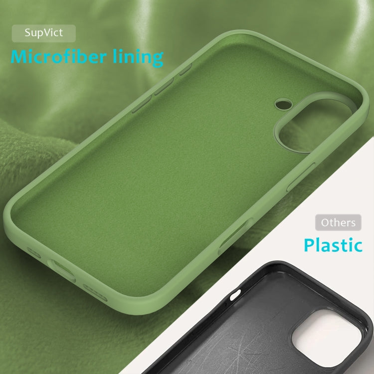 For iPhone 16 Plus Solid Color Silicone Phone Case(Mint Green) - More iPhone Cases by PMC TechLife | Online Shopping South Africa | PMC TechLife | Buy Now Pay Later Mobicred