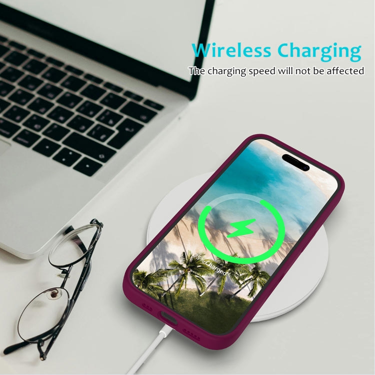 For iPhone 16 Solid Color Silicone Phone Case(Violet) - More iPhone Cases by PMC TechLife | Online Shopping South Africa | PMC TechLife | Buy Now Pay Later Mobicred
