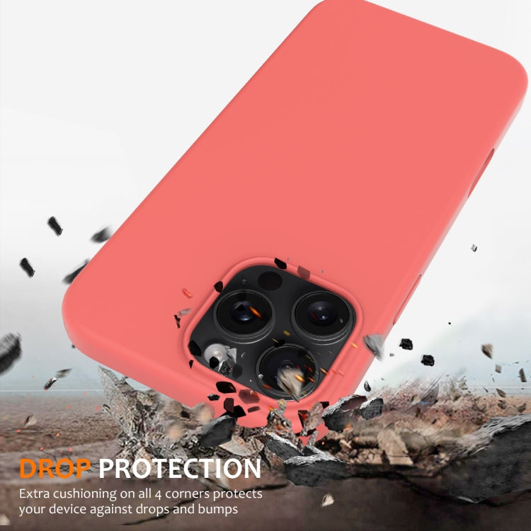 For iPhone 16 Pro Max Shockproof Silicone Magsafe Phone Case(Pink Orange) - iPhone 16 Pro Max Cases by PMC TechLife | Online Shopping South Africa | PMC TechLife | Buy Now Pay Later Mobicred