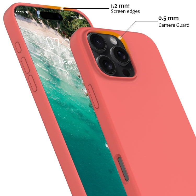 For iPhone 16 Pro Max Shockproof Silicone Magsafe Phone Case(Pink Orange) - iPhone 16 Pro Max Cases by PMC TechLife | Online Shopping South Africa | PMC TechLife | Buy Now Pay Later Mobicred