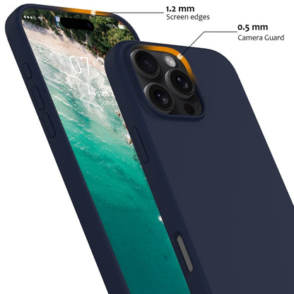 For iPhone 16 Pro Shockproof Silicone Magsafe Phone Case(Navy Blue) - iPhone 16 Pro Cases by PMC Jewellery | Online Shopping South Africa | PMC Jewellery | Buy Now Pay Later Mobicred