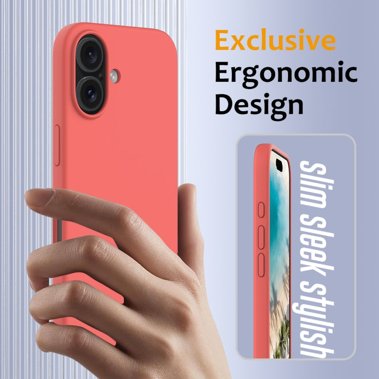 For iPhone 16 Plus Shockproof Silicone Magsafe Phone Case(Pink Orange) - iPhone 16 Plus Cases by PMC TechLife | Online Shopping South Africa | PMC TechLife | Buy Now Pay Later Mobicred