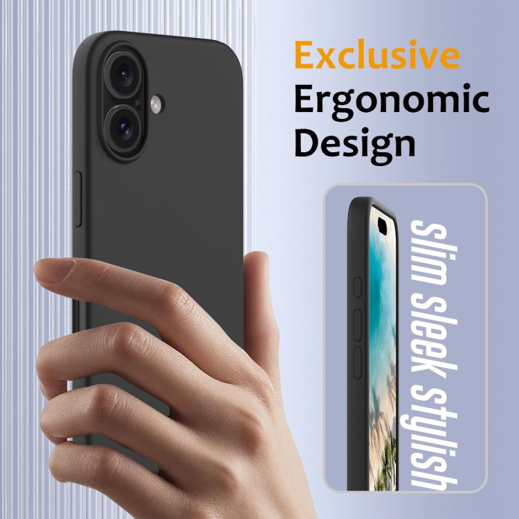 For iPhone 16 Plus Shockproof Silicone Magsafe Phone Case(Black) - iPhone 16 Plus Cases by PMC TechLife | Online Shopping South Africa | PMC TechLife | Buy Now Pay Later Mobicred