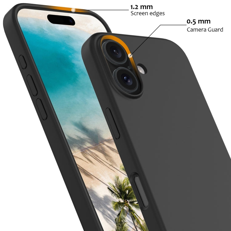 For iPhone 16 Plus Shockproof Silicone Magsafe Phone Case(Black) - iPhone 16 Plus Cases by PMC TechLife | Online Shopping South Africa | PMC TechLife | Buy Now Pay Later Mobicred