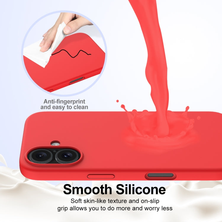 For iPhone 16 Shockproof Silicone Magsafe Phone Case(Red) - iPhone 16 Cases by PMC TechLife | Online Shopping South Africa | PMC TechLife | Buy Now Pay Later Mobicred