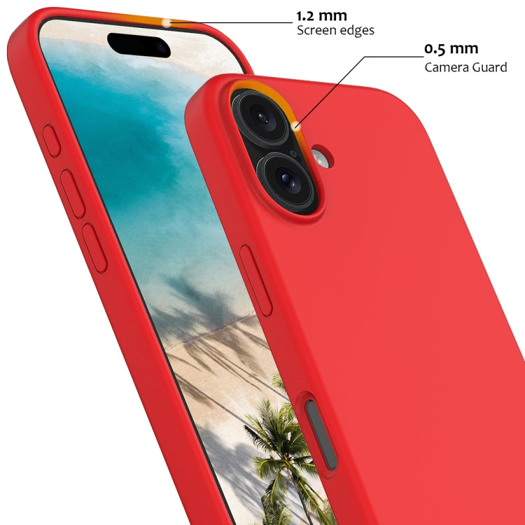 For iPhone 16 Shockproof Silicone Magsafe Phone Case(Red) - iPhone 16 Cases by PMC TechLife | Online Shopping South Africa | PMC TechLife | Buy Now Pay Later Mobicred