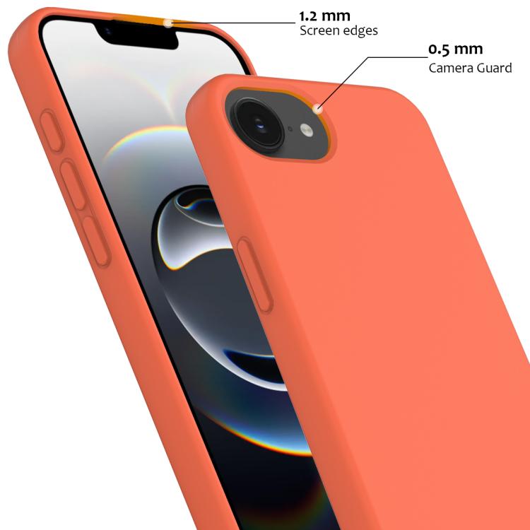 For iPhone 16e Shockproof Silicone Magsafe Phone Case(Gold Orange) - iPhone 16e Cases by PMC TechLife | Online Shopping South Africa | PMC TechLife | Buy Now Pay Later Mobicred