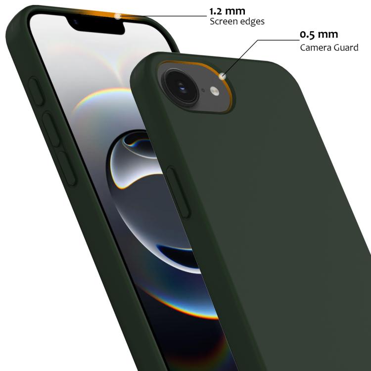 For iPhone 16e Shockproof Silicone Magsafe Phone Case(Dark Green) - iPhone 16e Cases by PMC TechLife | Online Shopping South Africa | PMC TechLife | Buy Now Pay Later Mobicred