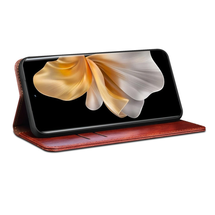 For vivo S18 Pro Oil Wax Crazy Horse Texture Leather Phone Case(Brown) - free shipping - PMC TechLife - Order now!