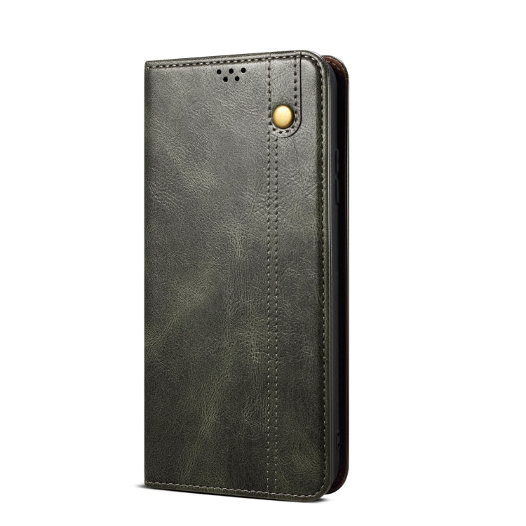 For Honor Magic6 Pro Oil Wax Crazy Horse Texture Leather Phone Case(Green) - Honor Cases by PMC Jewellery | Online Shopping South Africa | PMC Jewellery | Buy Now Pay Later Mobicred