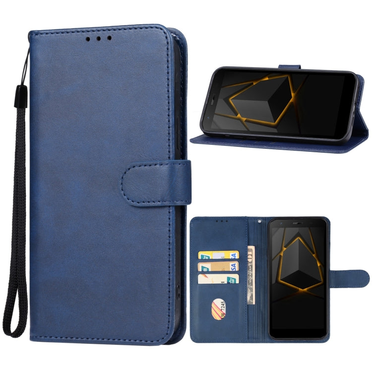 For DOOGEE S41T Leather Phone Case(Blue) - Doogee Cases by PMC Jewellery | Online Shopping South Africa | PMC Jewellery | Buy Now Pay Later Mobicred