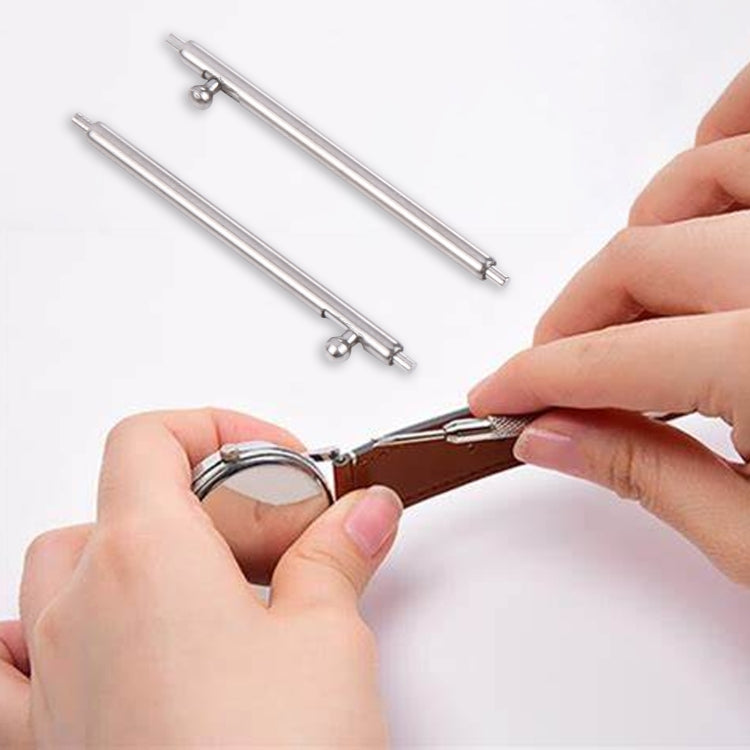 20mm 100pcs Stainless Steel Watch Band Connector, Outside Diameter:1.8mm - 20mm Bands by PMc TechLife | Online Shopping South Africa | PMc TechLife | Buy Now Pay Later Mobicred