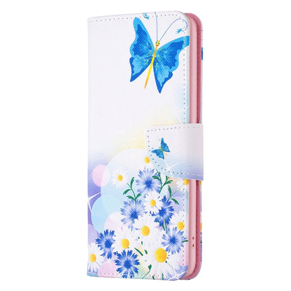 For Motorola Moto G34 5G Colored Drawing Pattern Leather Phone Case(Butterfly Love) - Motorola Cases by PMC Jewellery | Online Shopping South Africa | PMC Jewellery | Buy Now Pay Later Mobicred