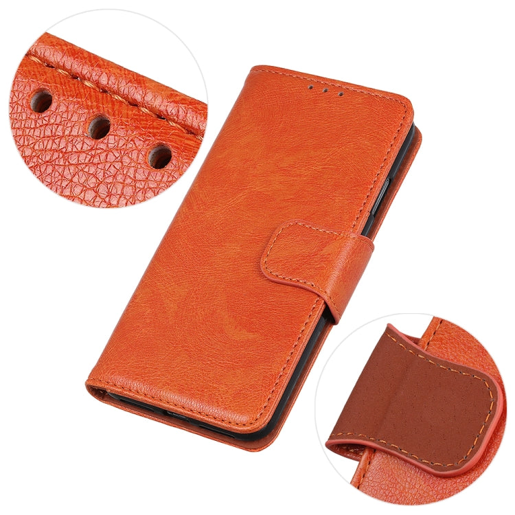 For OnePlus Nord 4E Global Nappa Texture Leather Phone Case(Orange) - OnePlus Cases by PMC TechLife | Online Shopping South Africa | PMC TechLife | Buy Now Pay Later Mobicred