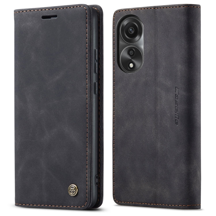 For OPPO A78 4G CaseMe 013 Multifunctional Horizontal Flip Leather Phone Case(Black) - OPPO Cases by CaseMe | Online Shopping South Africa | PMC Jewellery