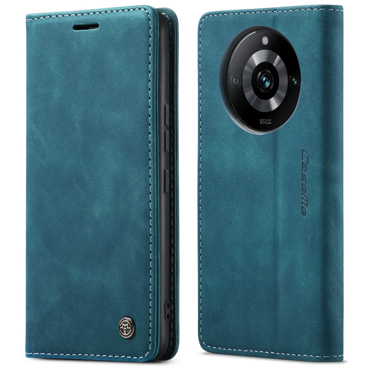 For Realme 11 Pro／Realme 11 Pro+ CaseMe 013 Multifunctional Horizontal Flip Leather Phone Case(Blue) - free shipping - PMC Jewellery - Order now!