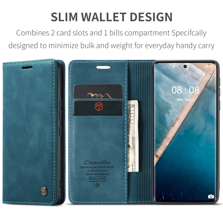 For Realme 11 Pro／Realme 11 Pro+ CaseMe 013 Multifunctional Horizontal Flip Leather Phone Case(Blue) - free shipping - PMC Jewellery - Order now!