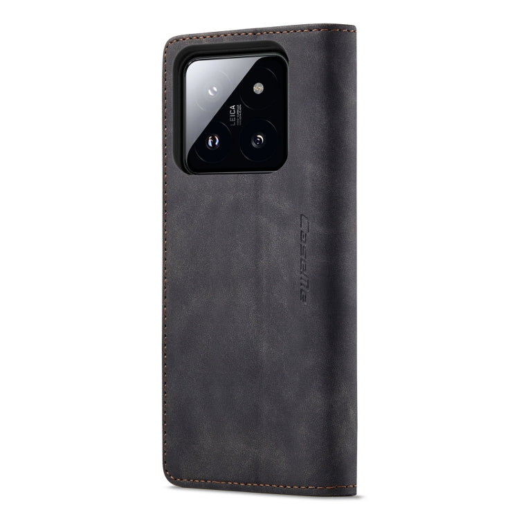 For Xiaomi 14 Pro CaseMe 013 Multifunctional Horizontal Flip Leather Phone Case(Black) - 14 Pro Cases by CaseMe | Online Shopping South Africa | PMC Jewellery | Buy Now Pay Later Mobicred