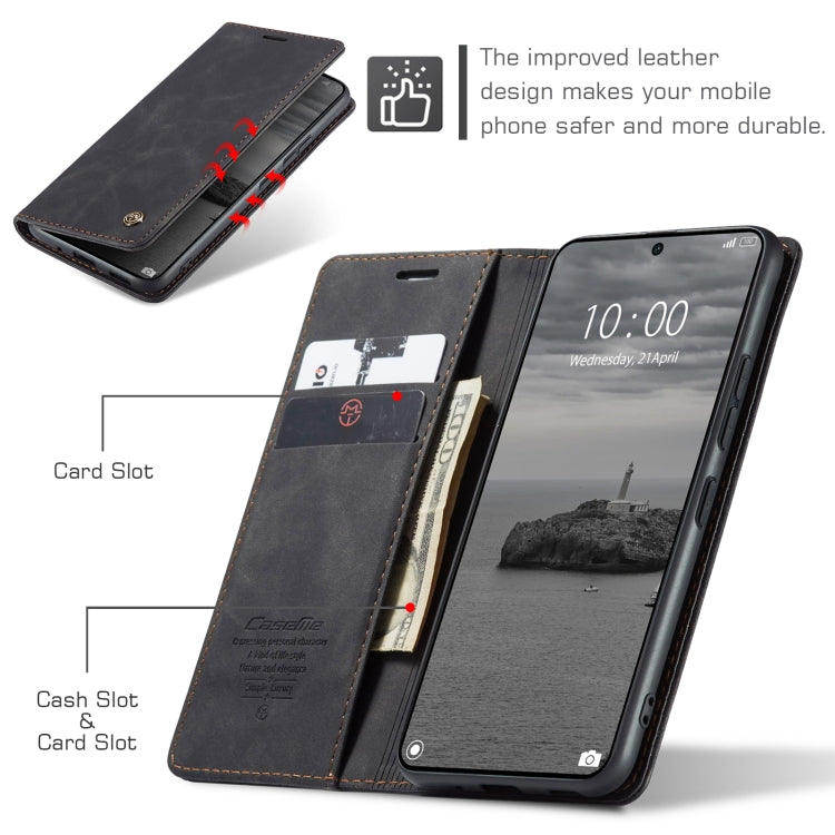 For Xiaomi Poco X6 Pro CaseMe 013 Multifunctional Horizontal Flip Leather Phone Case(Black) - Xiaomi Cases by CaseMe | Online Shopping South Africa | PMC Jewellery | Buy Now Pay Later Mobicred