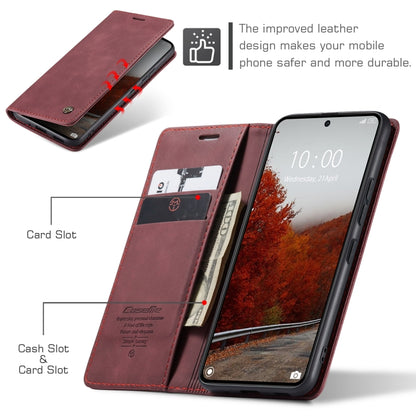 For Xiaomi Redmi K70E 5G CaseMe 013 Multifunctional Horizontal Flip Leather Phone Case(Wine Red) - K70E Cases by CaseMe | Online Shopping South Africa | PMC Jewellery | Buy Now Pay Later Mobicred